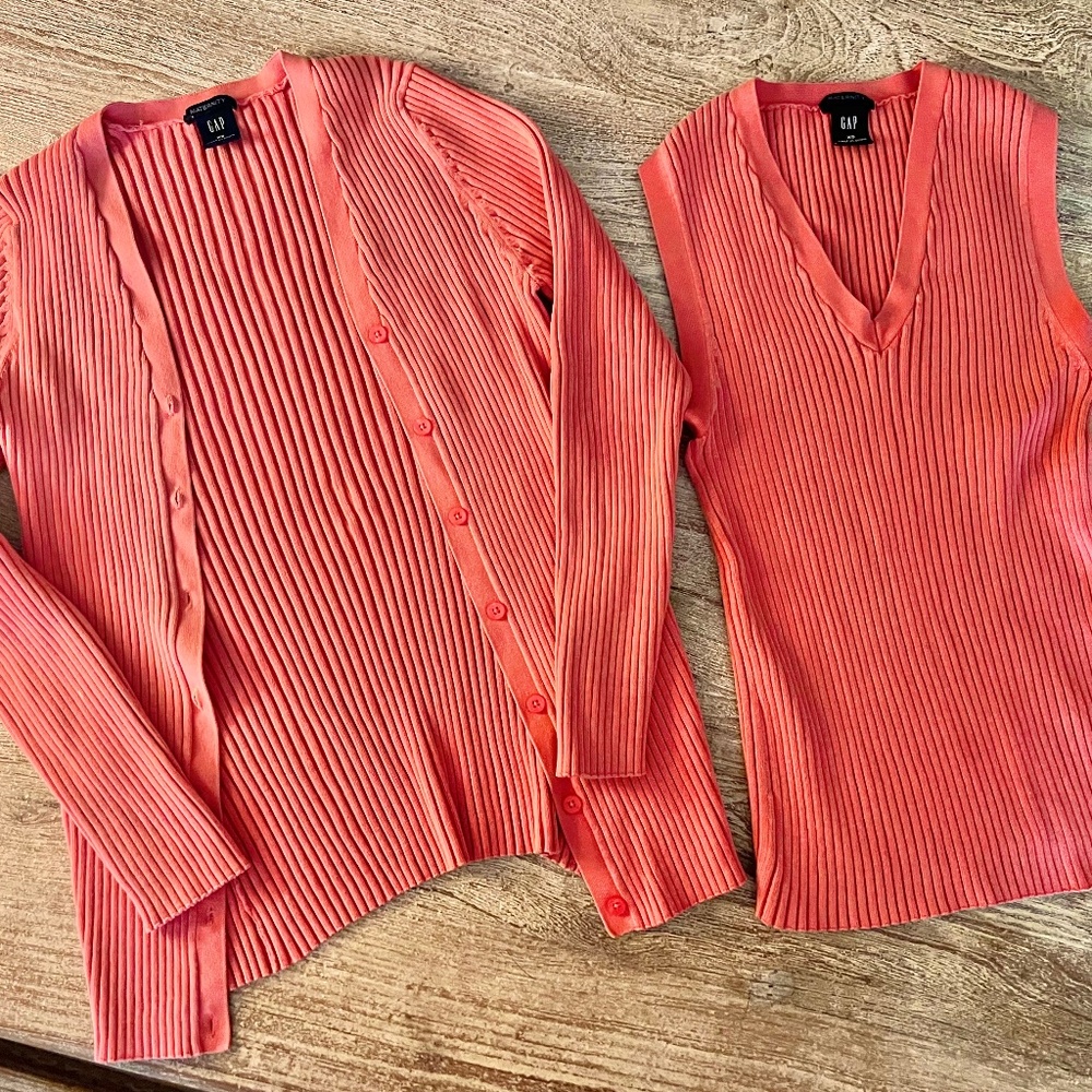 GAP cardigan and top set XS